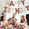 Colorful Celebrations: 16-Inch Mylar Foil Happy Birthday Balloons Banner - Eco-Friendly Decor for All Ages!